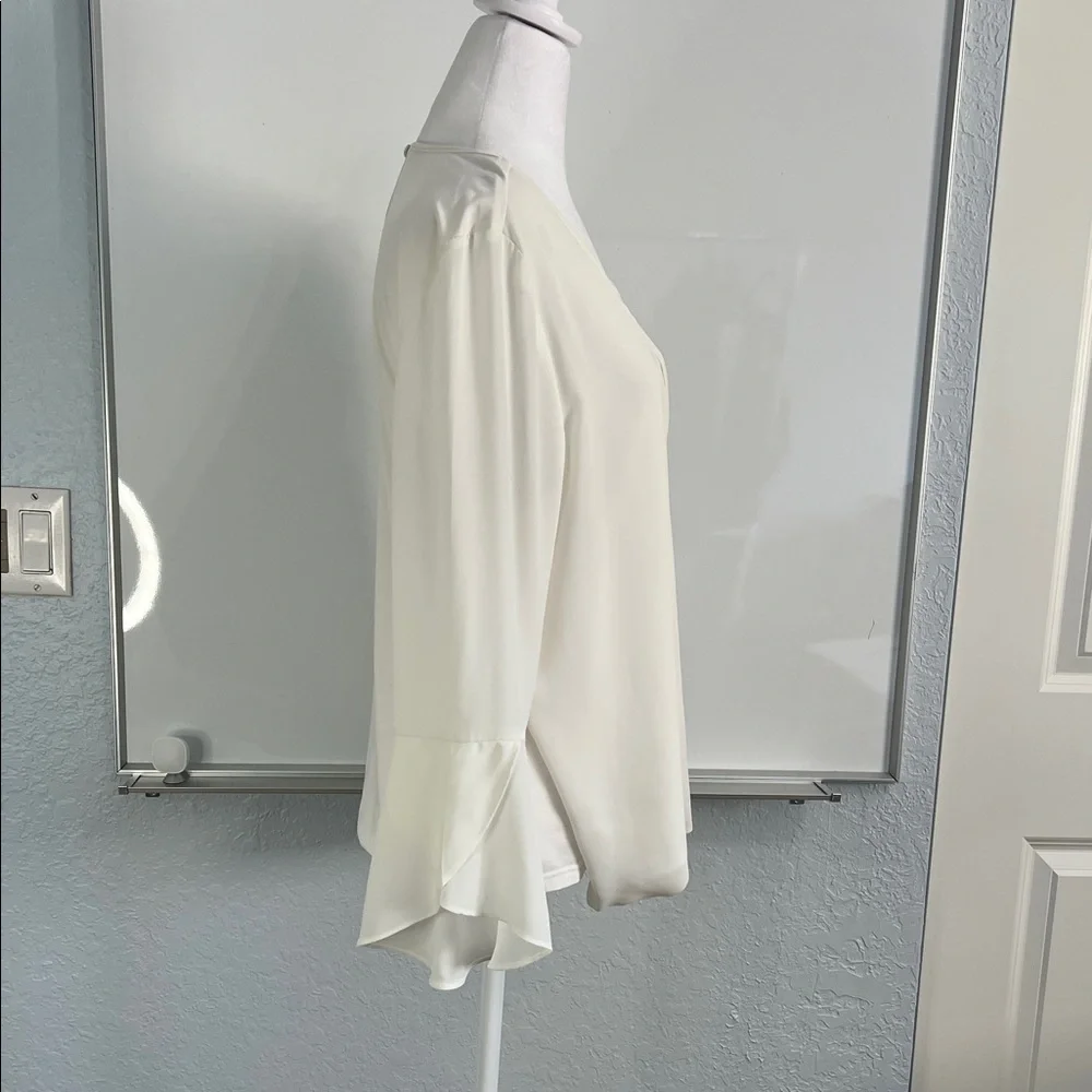 41 Hawthorn Soft Cream Wrap Blouse